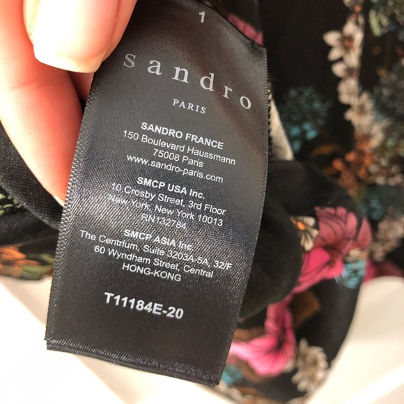 Sandro floral top - Picture 9 of 11